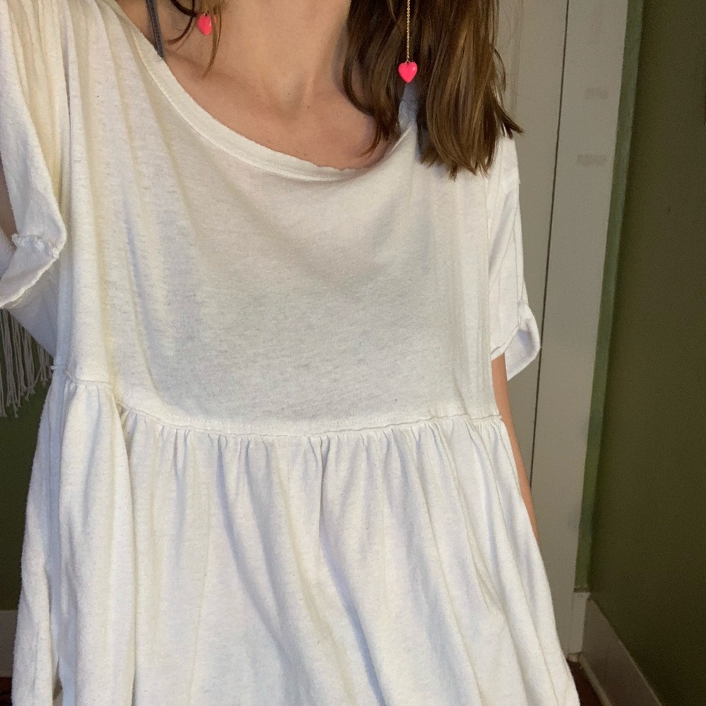 We The Free Flowy White Shirt